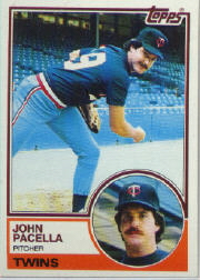 1983 Topps      166     John Pacella